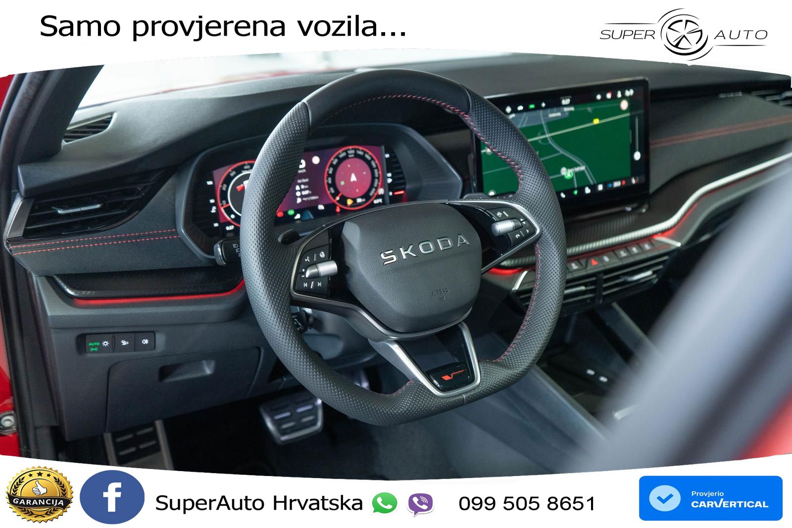 Škoda Octavia Combi RS 2.0 TSI (265 KS) DSG LED+GR SJED+ACC