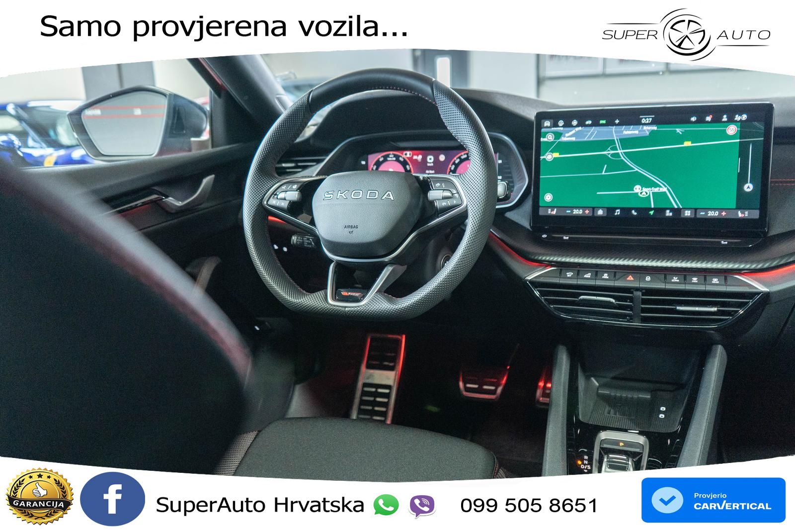 Škoda Octavia Combi RS 2.0 TSI (265 KS) DSG LED+GR SJED+ACC