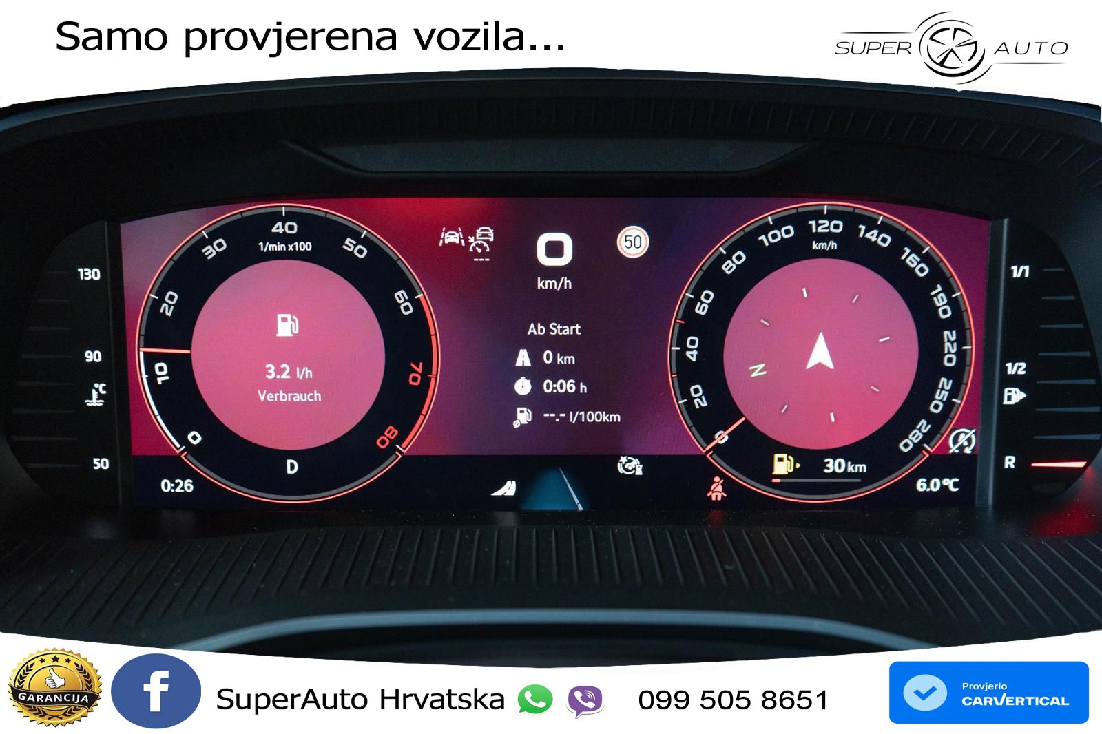 Škoda Octavia Combi RS 2.0 TSI (265 KS) DSG LED+GR SJED+ACC