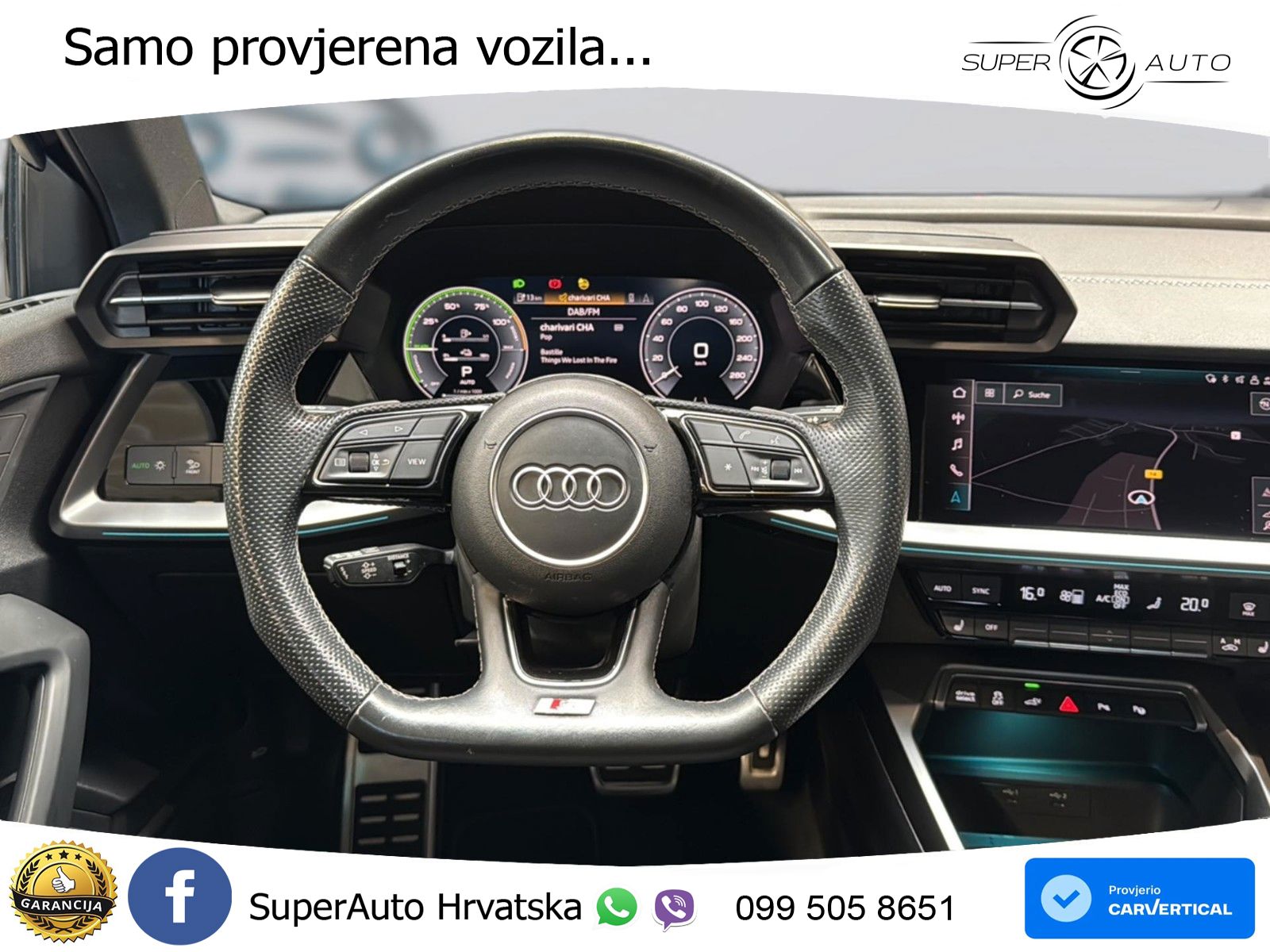 Audi A3 40 TFSIe (204 KS) S tronic S line LED+GR SJED+ACC