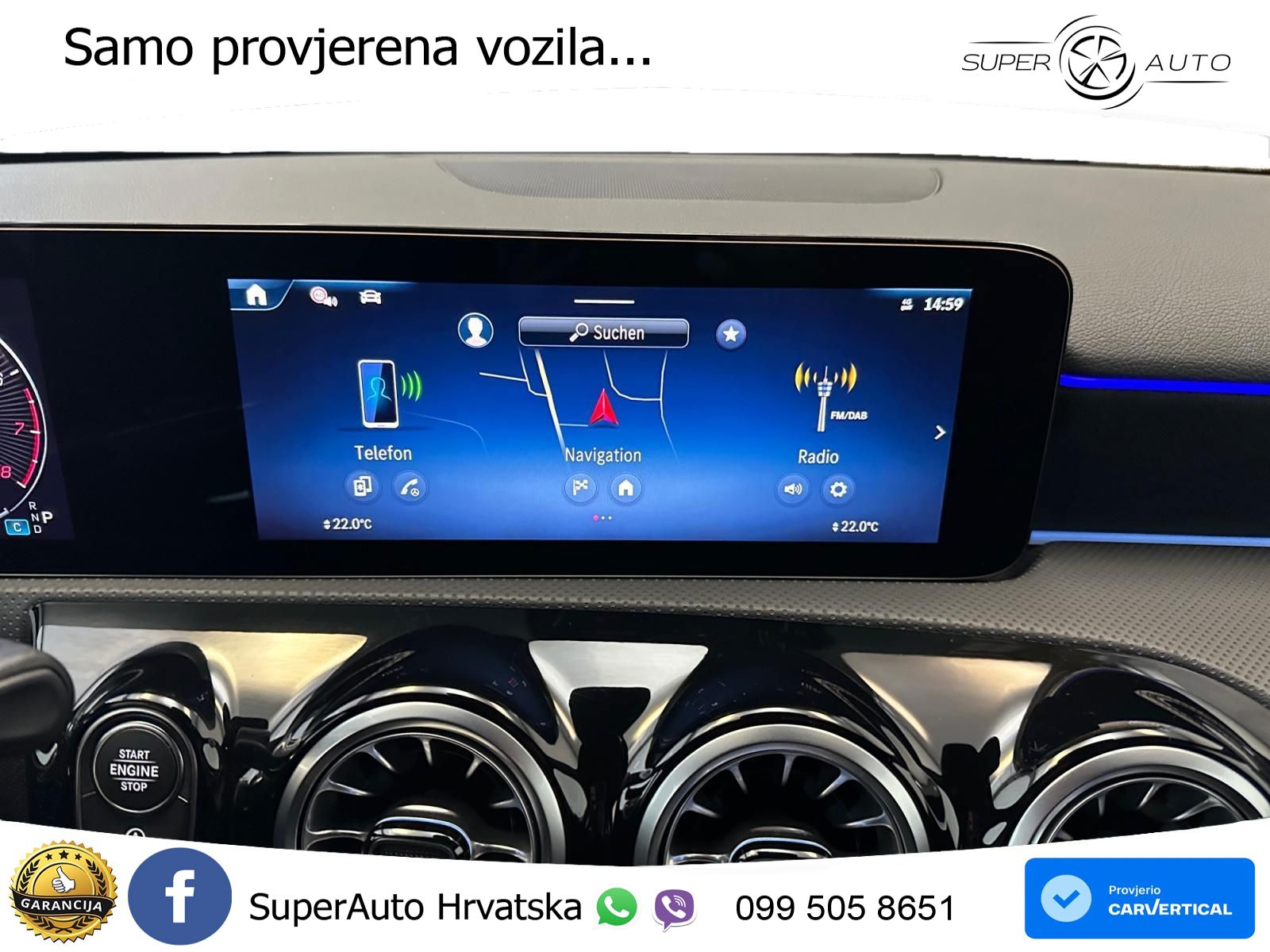 Mercedes-Benz A 200 7G-DCT AMG LED+GR SJED+ACC