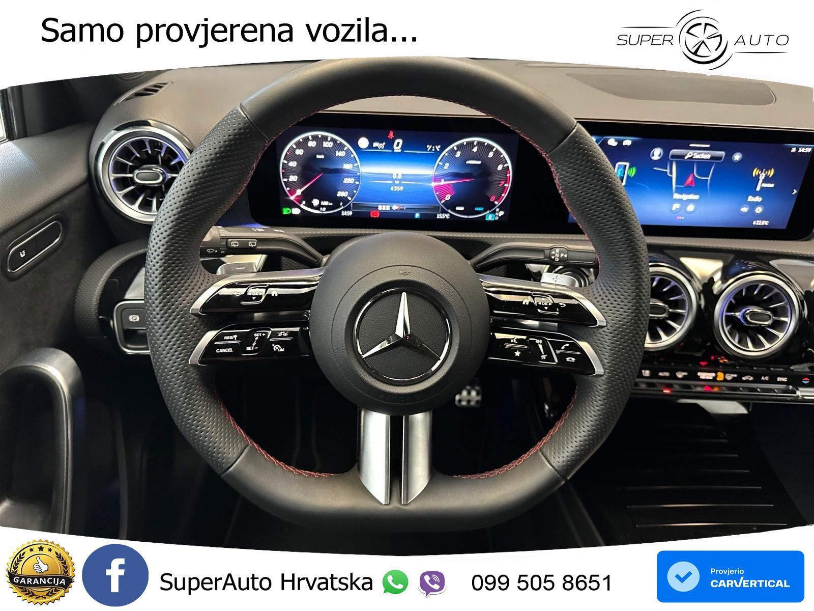 Mercedes-Benz A 200 7G-DCT AMG LED+GR SJED+ACC