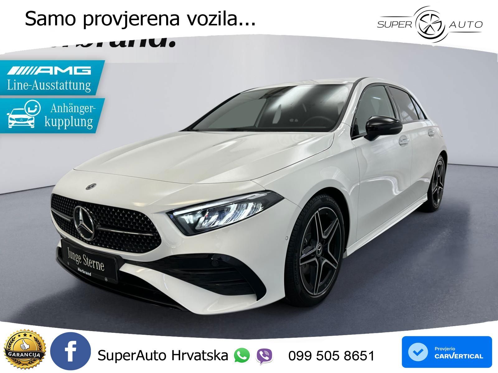Mercedes-Benz A 200 7G-DCT AMG LED+GR SJED+ACC