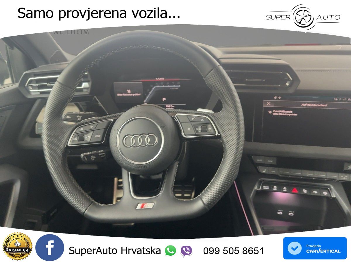 Audi S3 2.0 TFSI (333 KS) quattro S tronic MATRIX+GR SJED+KAM