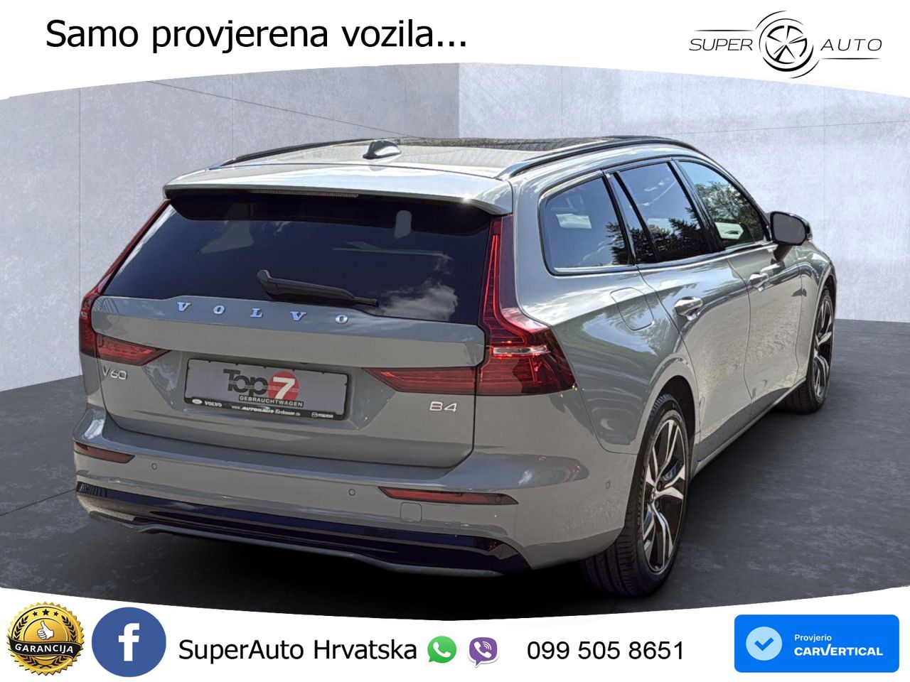Volvo V60 2.0 B4 Benzin DCT LED+GR SJED+ACC