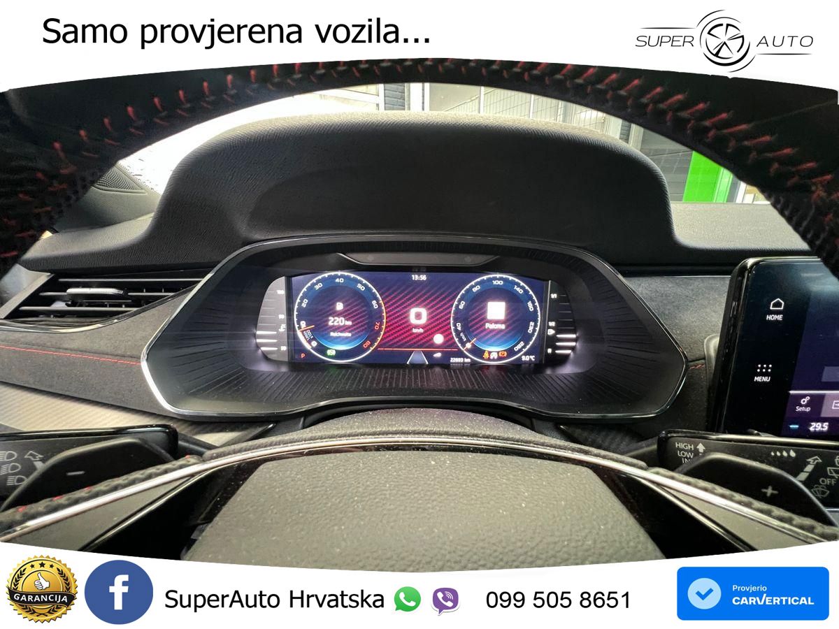 Škoda Octavia Combi RS 2.0 TSI (245 KS) DSG LED+GR SJED+ACC