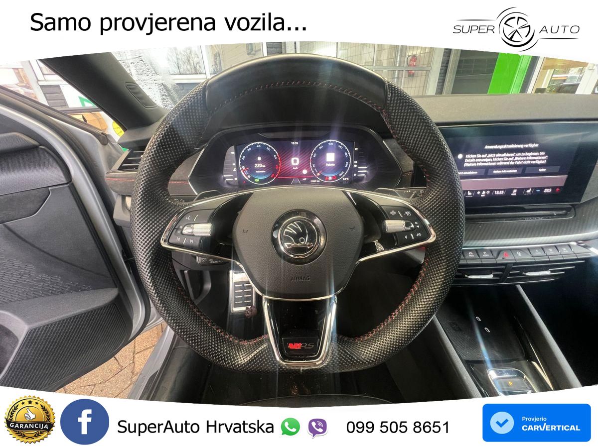 Škoda Octavia Combi RS 2.0 TSI (245 KS) DSG LED+GR SJED+ACC