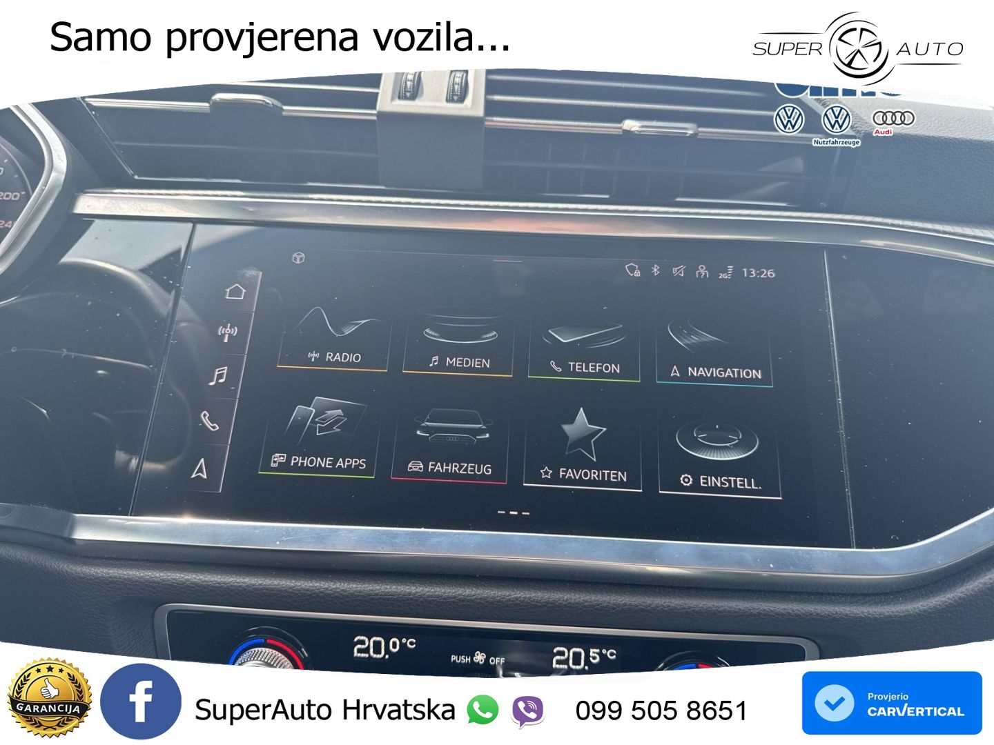 Audi Q3 40 TFSI (190 KS) quattro S tronic advanced LED+GR SJED+ACC