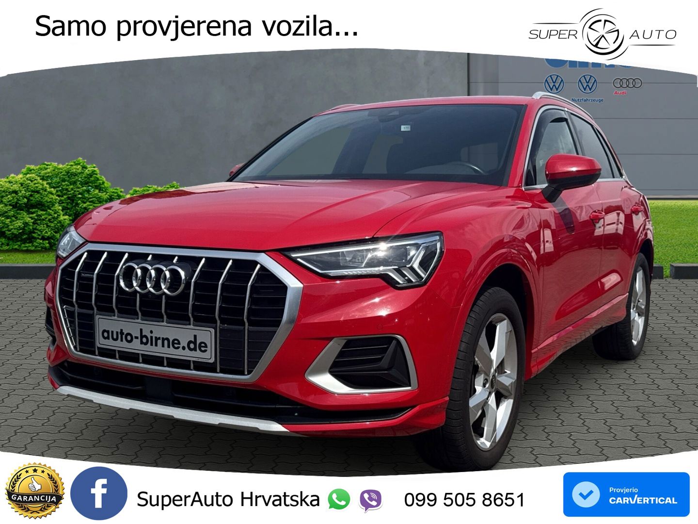 Audi Q3 40 TFSI (190 KS) quattro S tronic advanced LED+GR SJED+ACC
