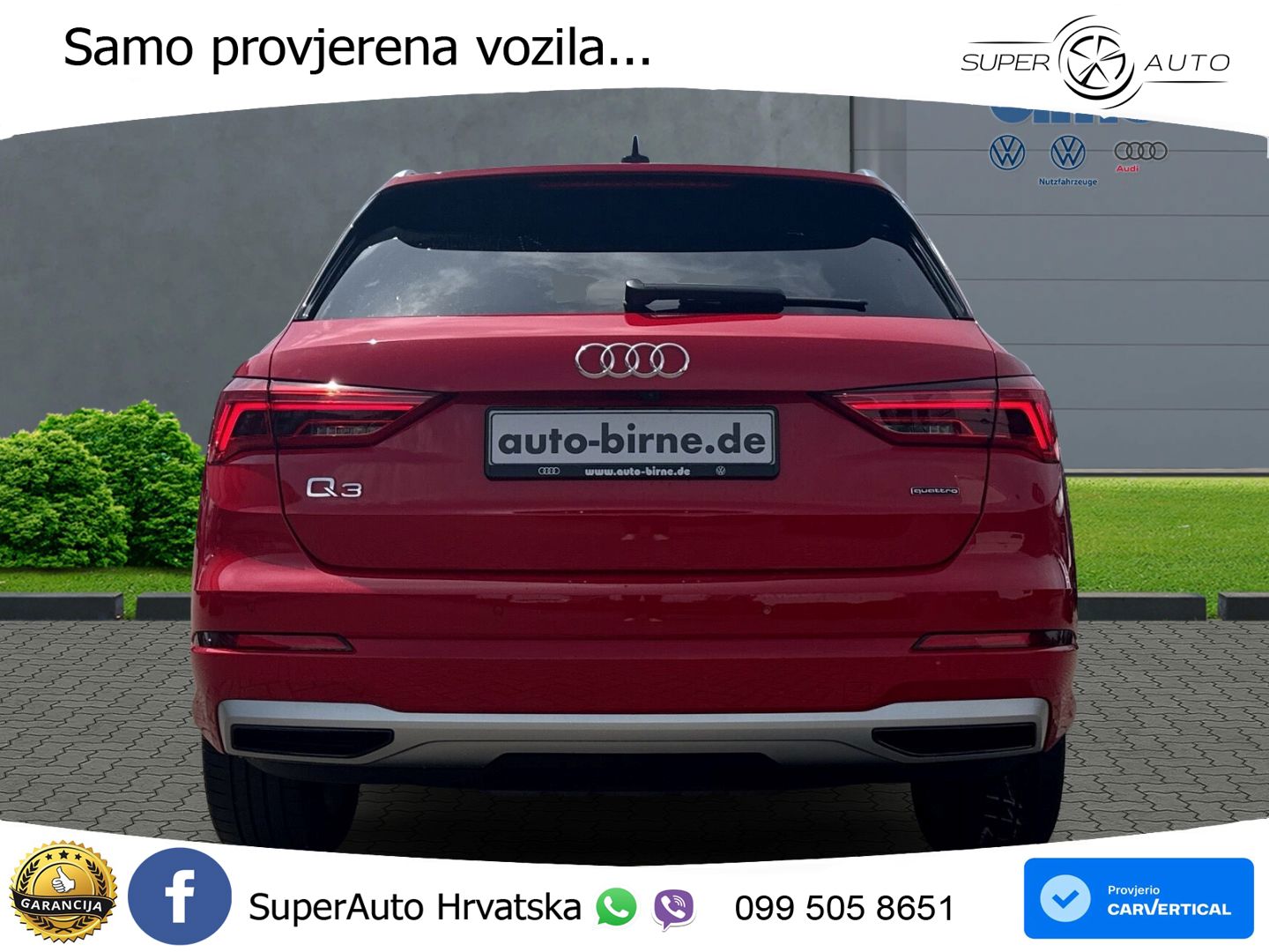 Audi Q3 40 TFSI (190 KS) quattro S tronic advanced LED+GR SJED+ACC