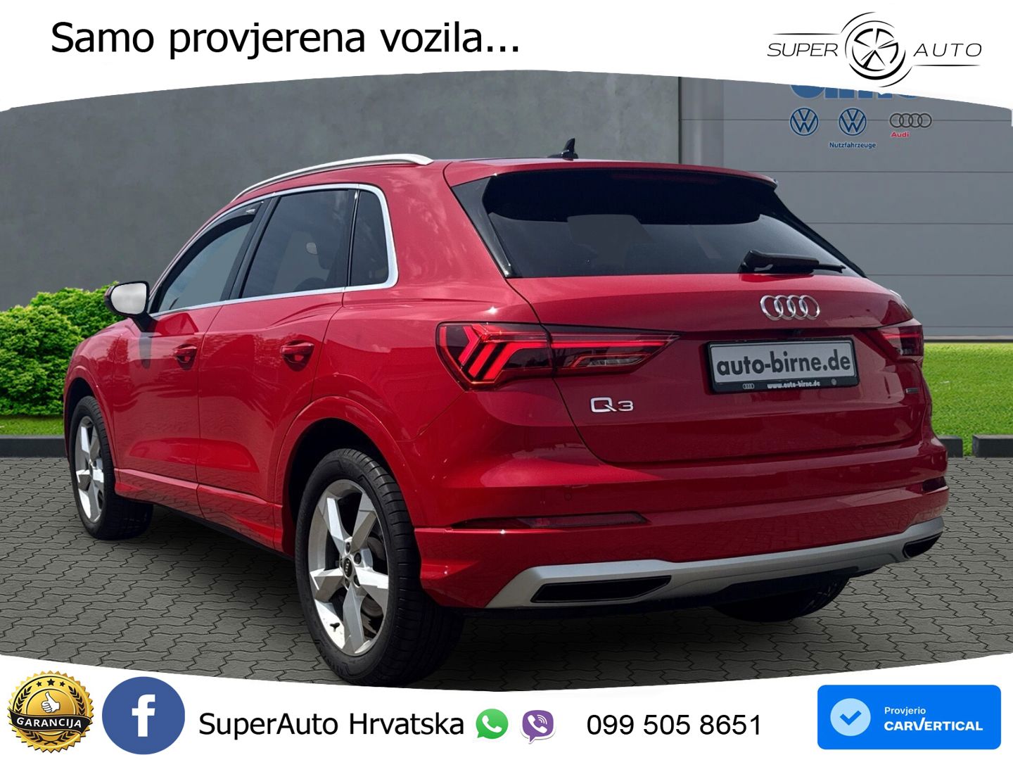 Audi Q3 40 TFSI (190 KS) quattro S tronic advanced LED+GR SJED+ACC