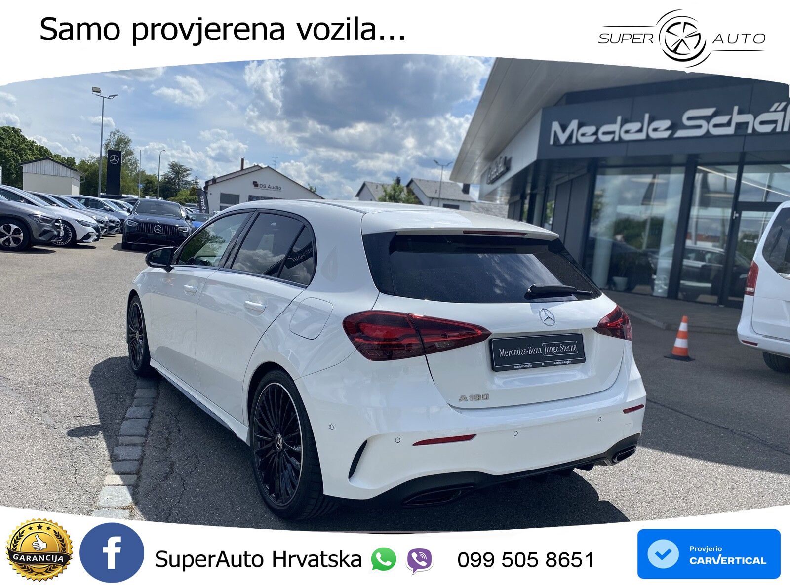 Mercedes-Benz A 180 7G-DCT AMG LED+GR SJED+ACC