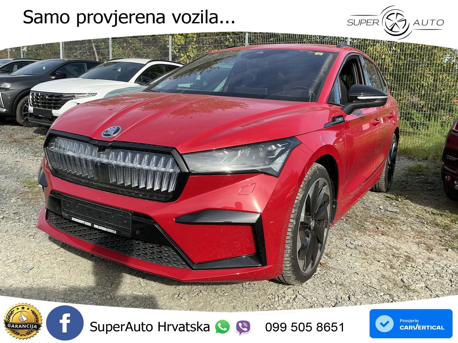 Škoda Enyaq iV 80x 82 kWh (265 KS) AWD SportLine LED+GR SJED+ACC