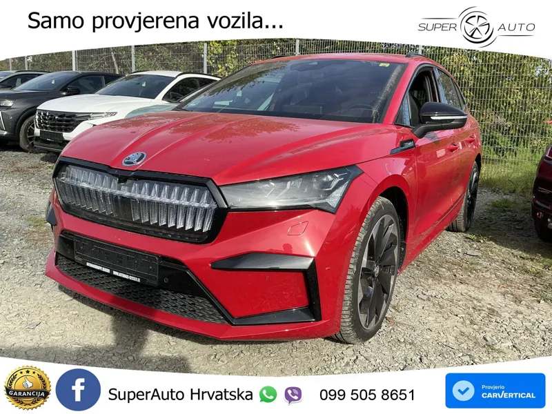 Škoda Enyaq iV 80x 82 kWh (265 KS) AWD SportLine LED+GR SJED+ACC