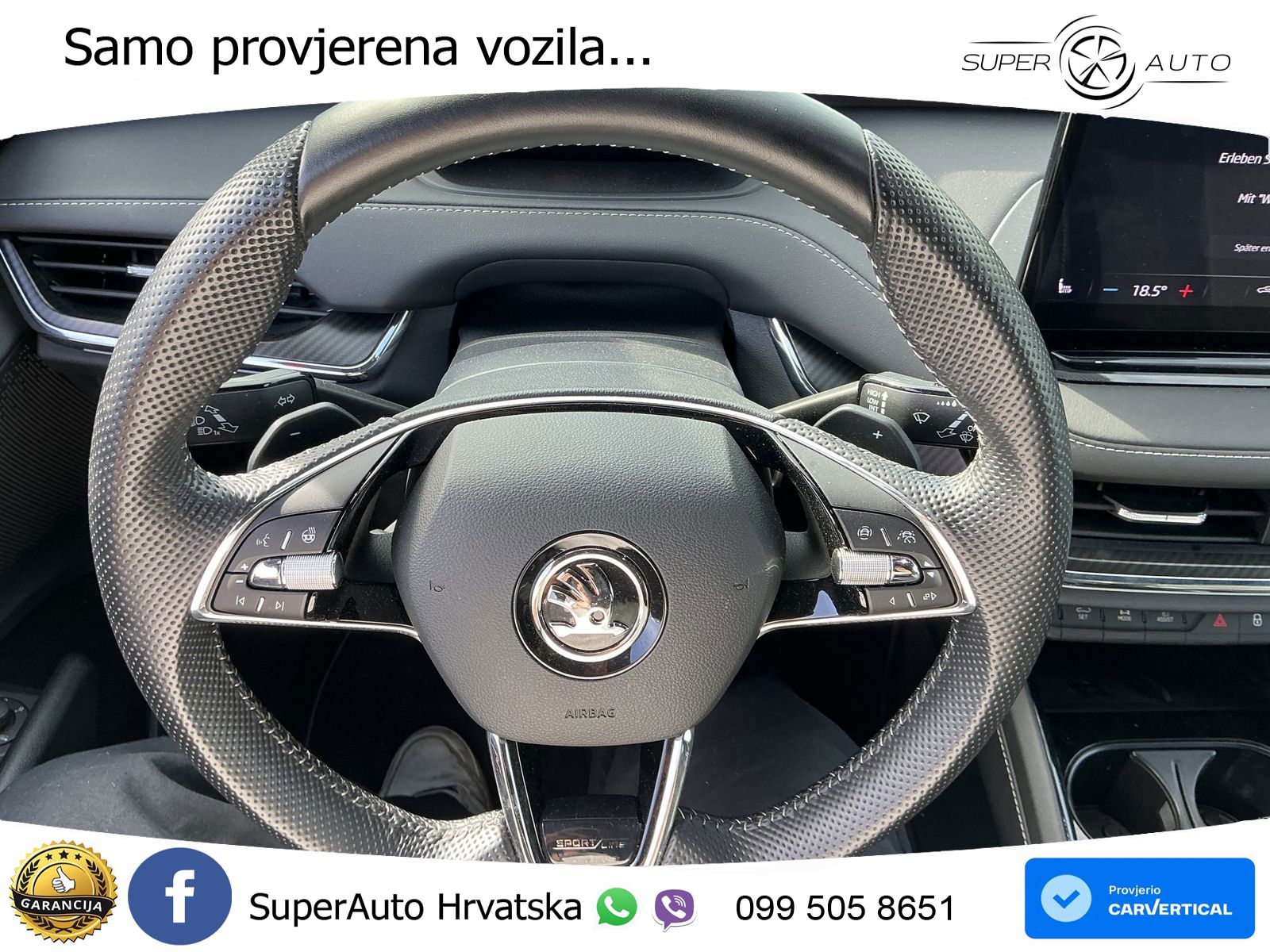 Škoda Enyaq iV 80x 82 kWh (265 KS) AWD SportLine LED+GR SJED+ACC