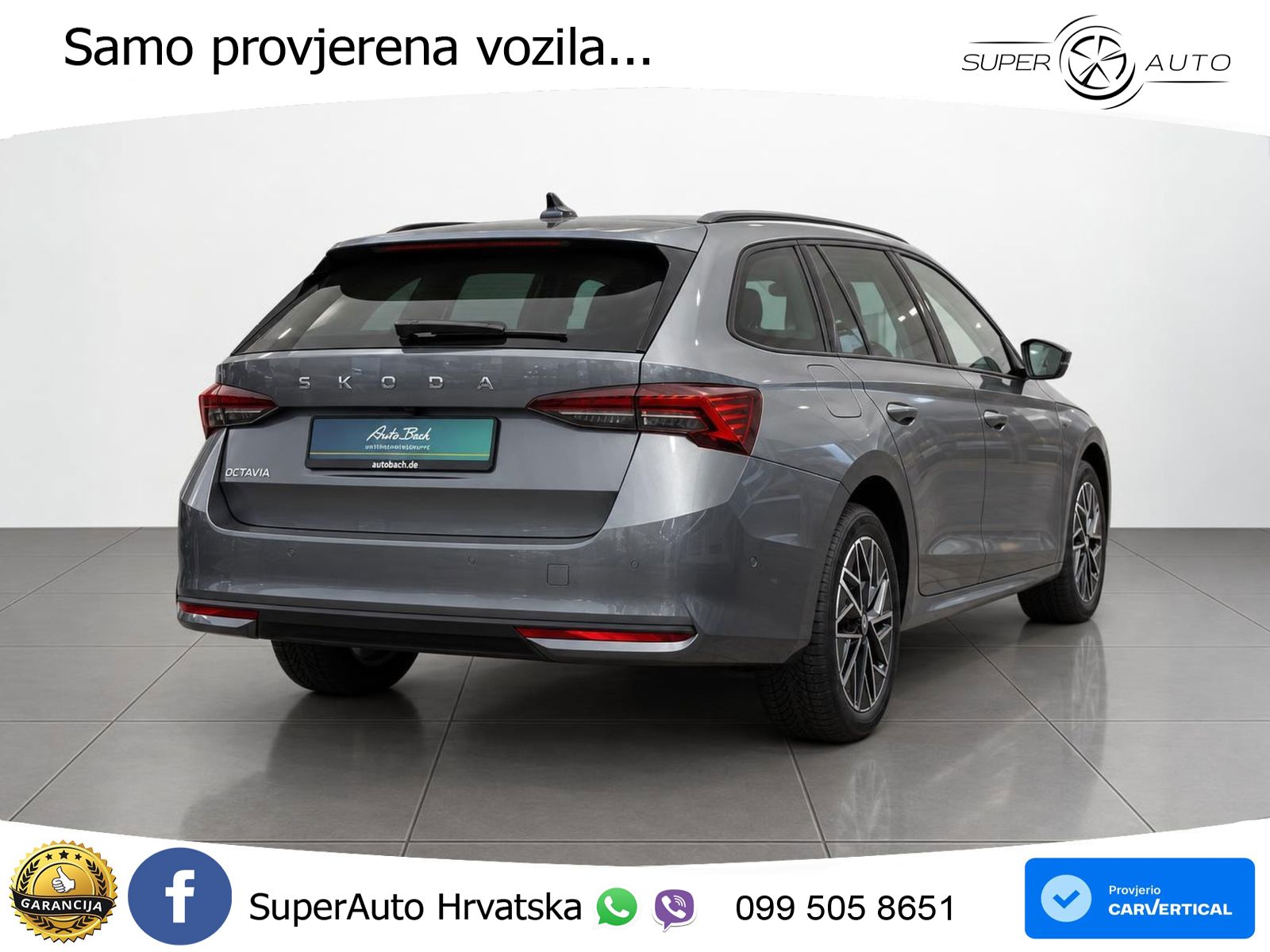 Škoda Octavia Combi 2.0 TDI (150 KS) DSG LED+GR SJED+ACC