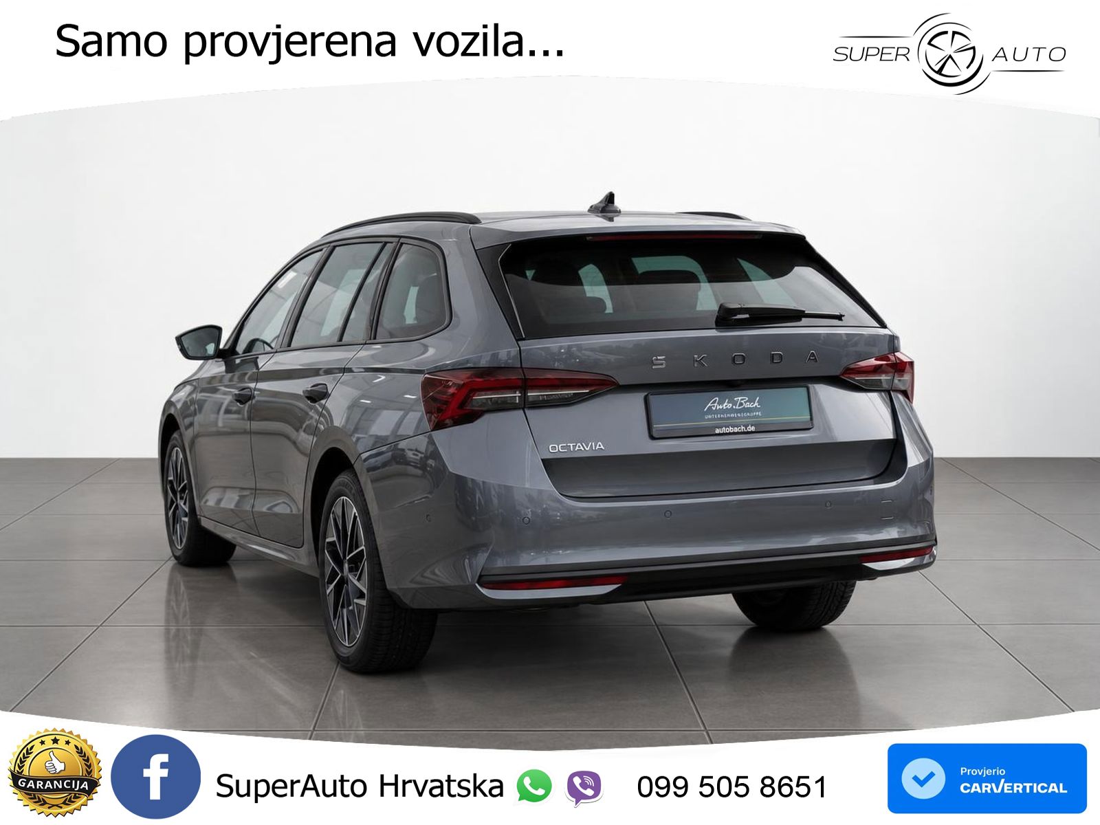 Škoda Octavia Combi 2.0 TDI (150 KS) DSG LED+GR SJED+ACC