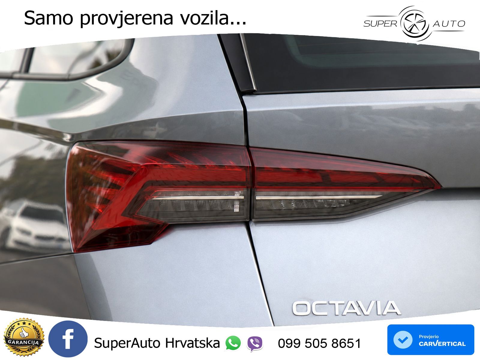 Škoda Octavia Combi 2.0 TDI (150 KS) DSG LED+GR SJED+ACC