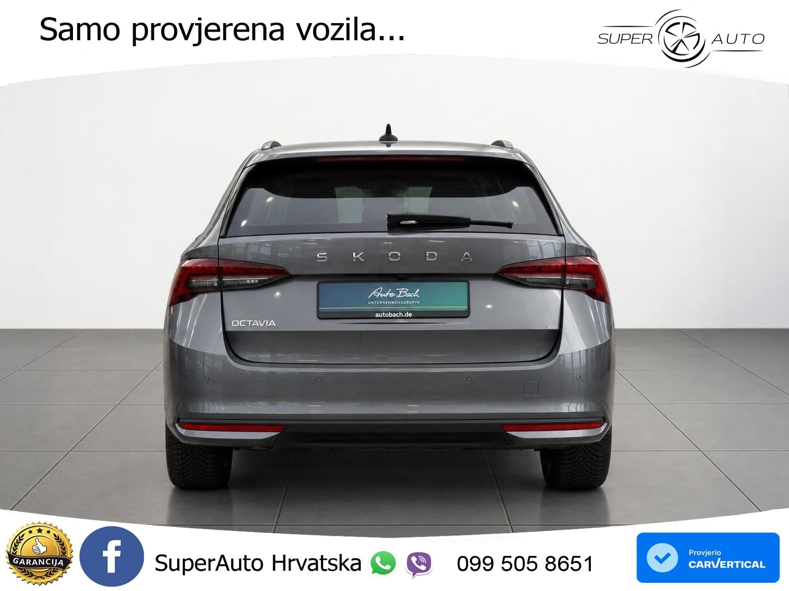 Škoda Octavia Combi 2.0 TDI (150 KS) DSG LED+GR SJED+ACC