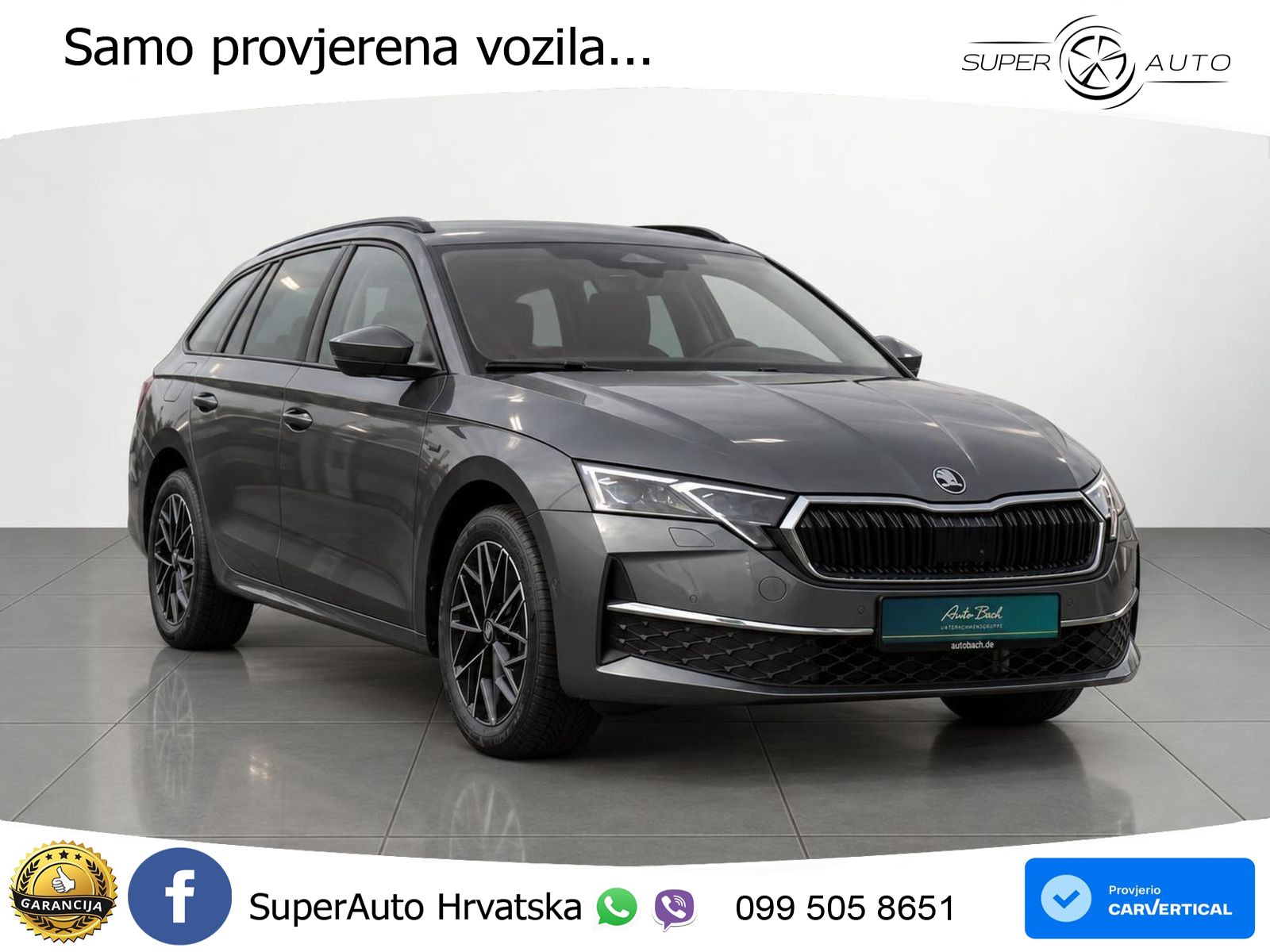 Škoda Octavia Combi 2.0 TDI (150 KS) DSG LED+GR SJED+ACC