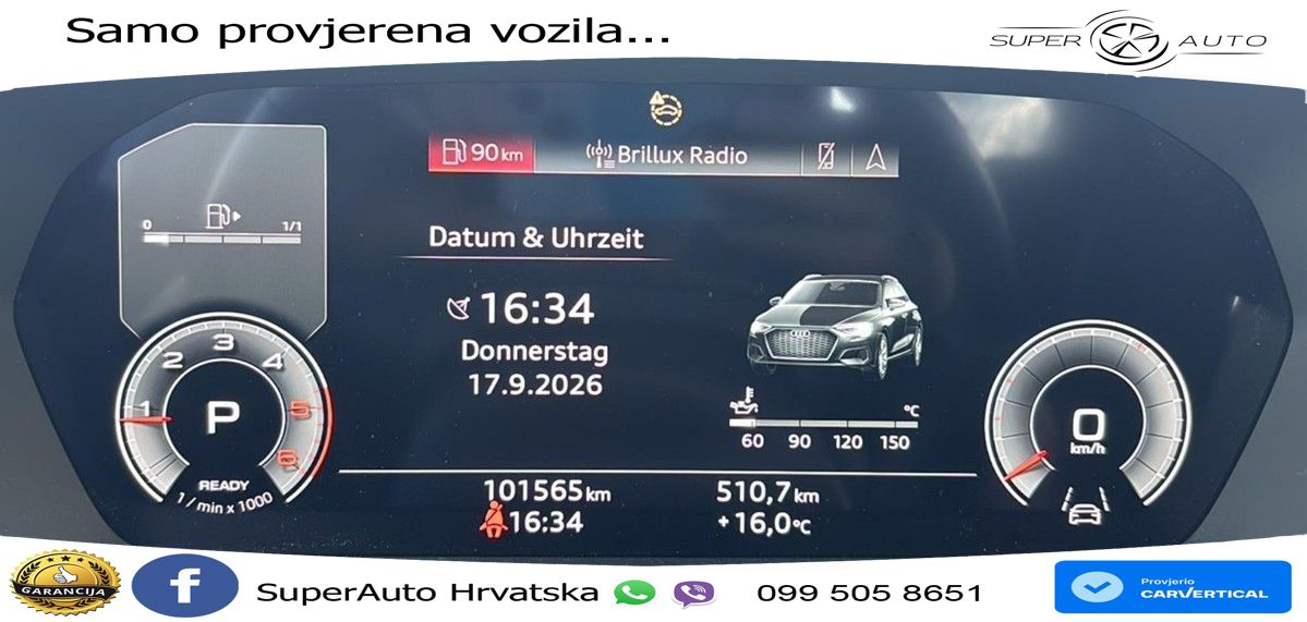 Audi A3 35 TDI (150 KS) S tronic LED+GR SJED+ACC