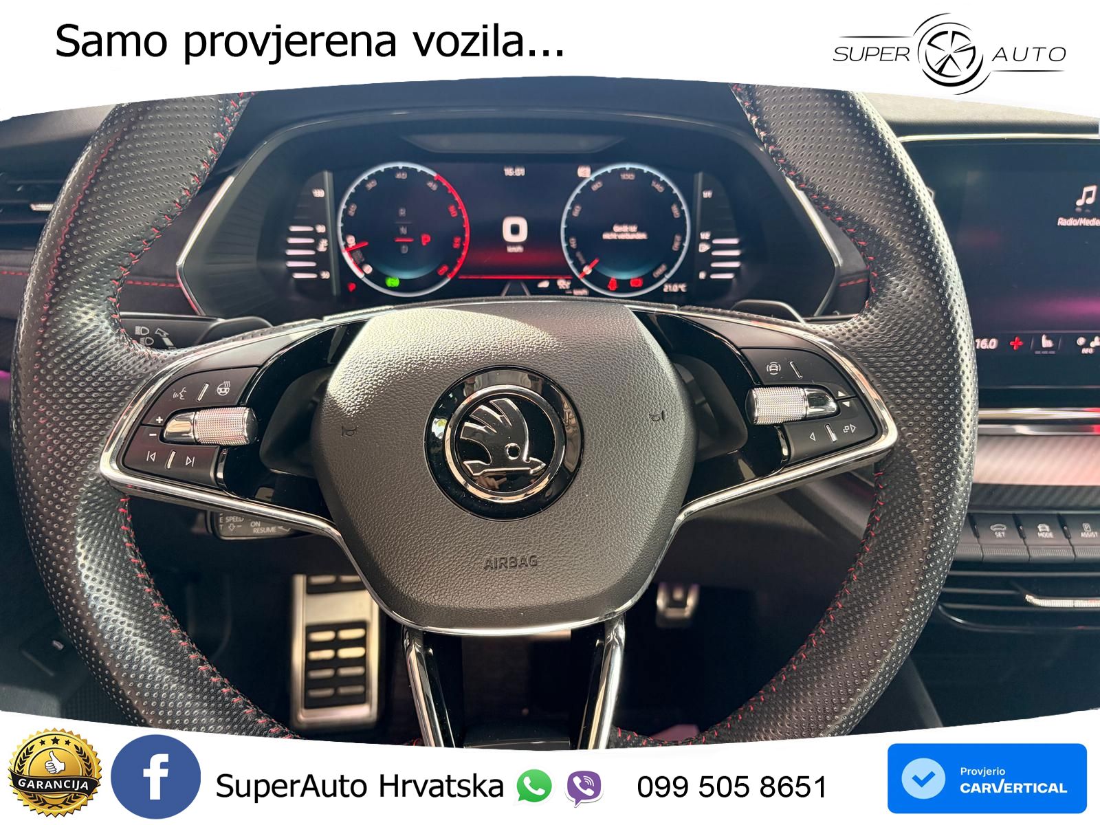 Škoda Octavia Combi RS 2.0 TDI (200 KS) DSG LED+GR SJED+ACC