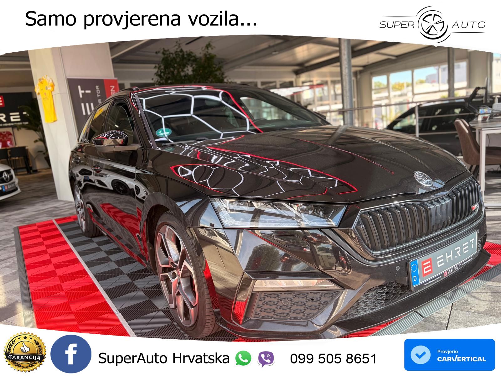 Škoda Octavia Combi RS 2.0 TDI (200 KS) DSG LED+GR SJED+ACC