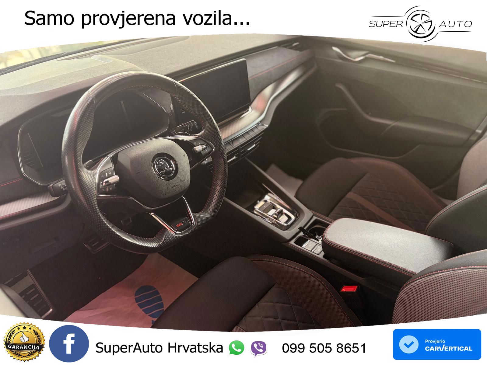 Škoda Octavia Combi RS 2.0 TDI (200 KS) DSG LED+GR SJED+ACC