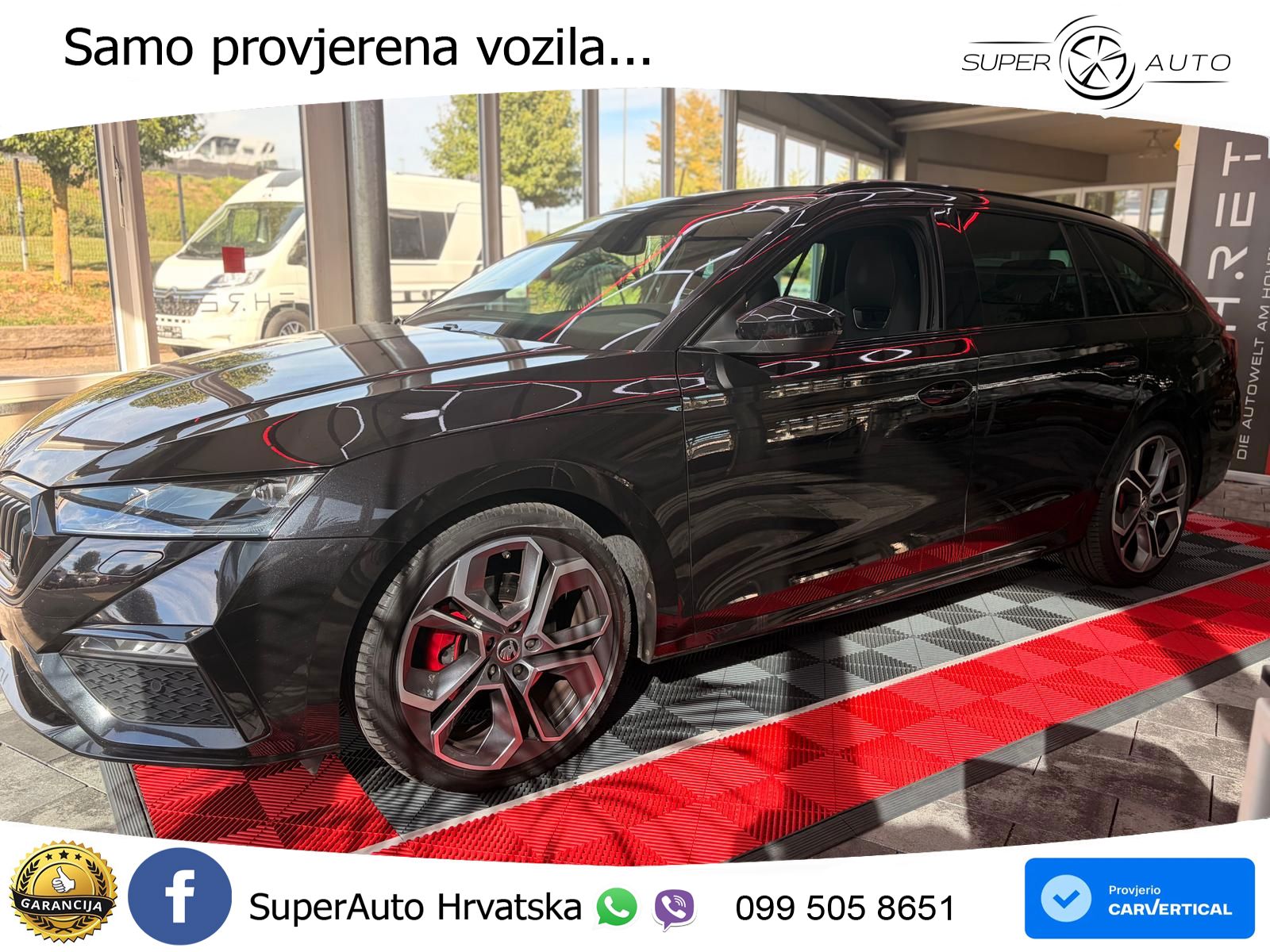 Škoda Octavia Combi RS 2.0 TDI (200 KS) DSG LED+GR SJED+ACC