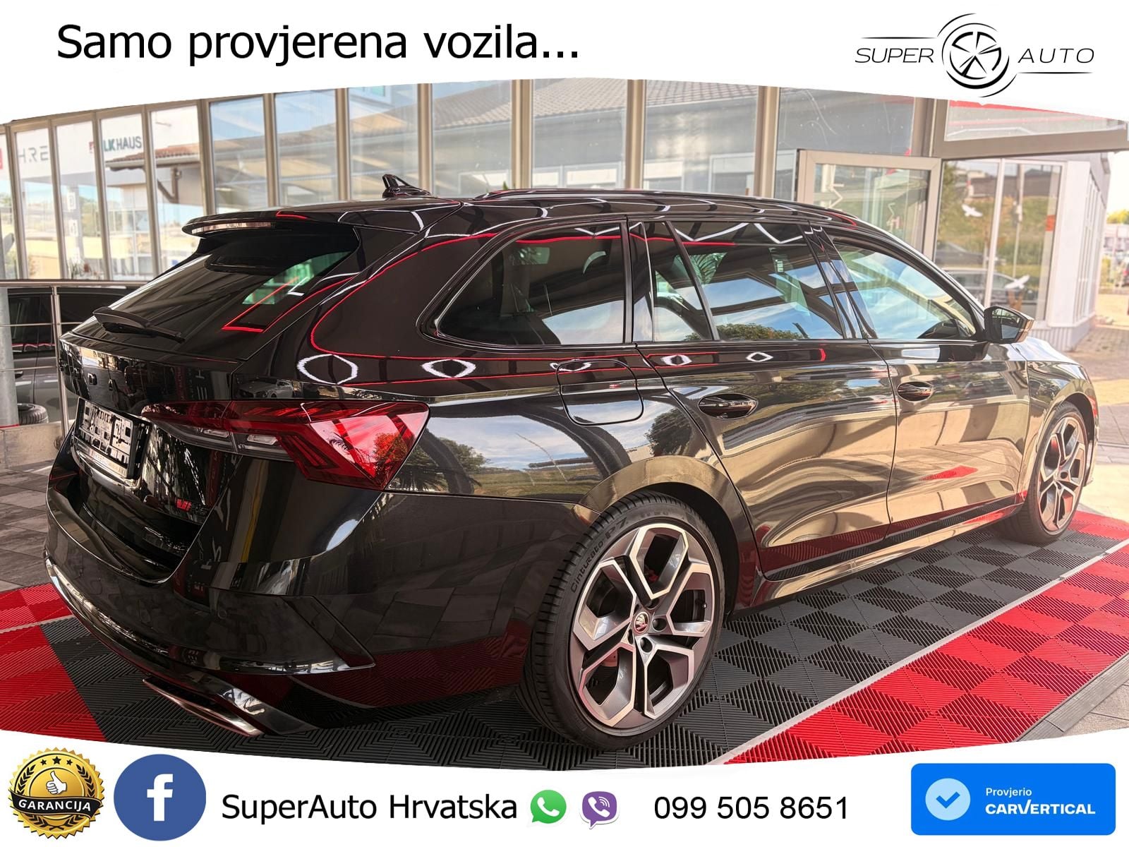 Škoda Octavia Combi RS 2.0 TDI (200 KS) DSG LED+GR SJED+ACC