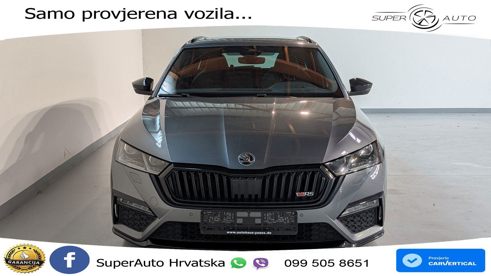 Škoda Octavia Combi RS 2.0 TDI (200 KS) DSG LED+GR SJED+ACC