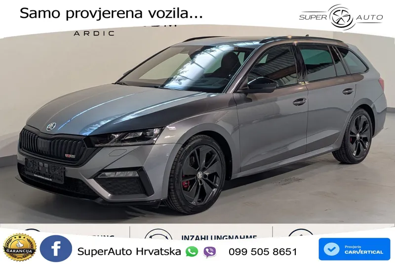 Škoda Octavia Combi RS 2.0 TDI (200 KS) DSG LED+GR SJED+ACC