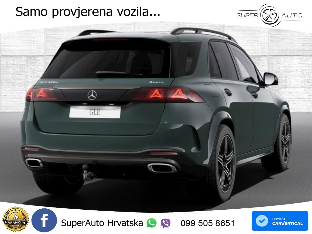 Mercedes GLE 300d (269 KS) EQ Boost 4MATIC 9G-TRONIC ACC+GR SJED+360+PANO