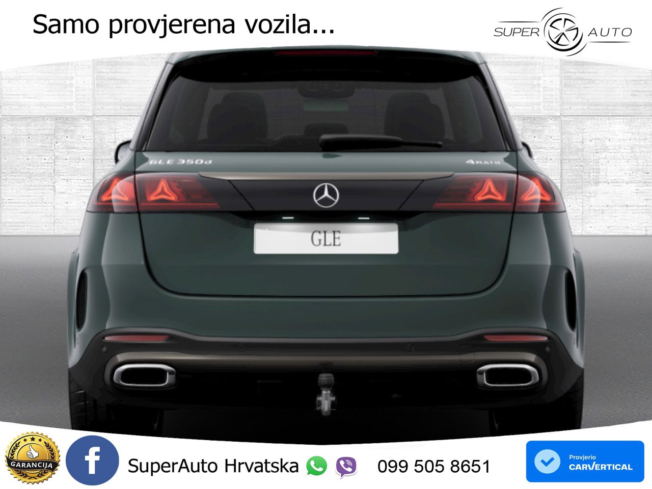 Mercedes GLE 300d (269 KS) EQ Boost 4MATIC 9G-TRONIC ACC+GR SJED+360+PANO