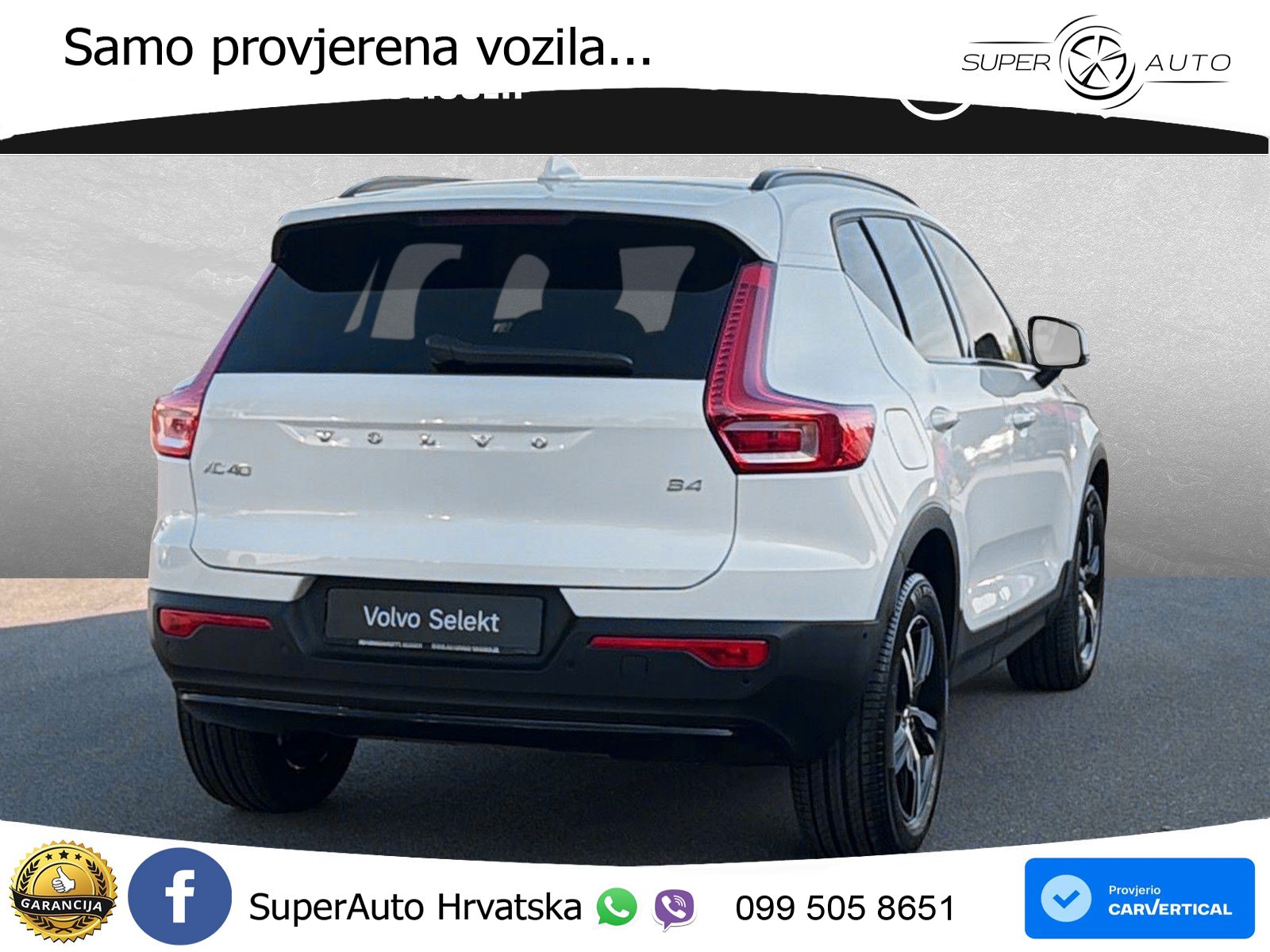 Volvo XC40 2.0 B4 197 KS Automatic LED+GR SJED+ACC