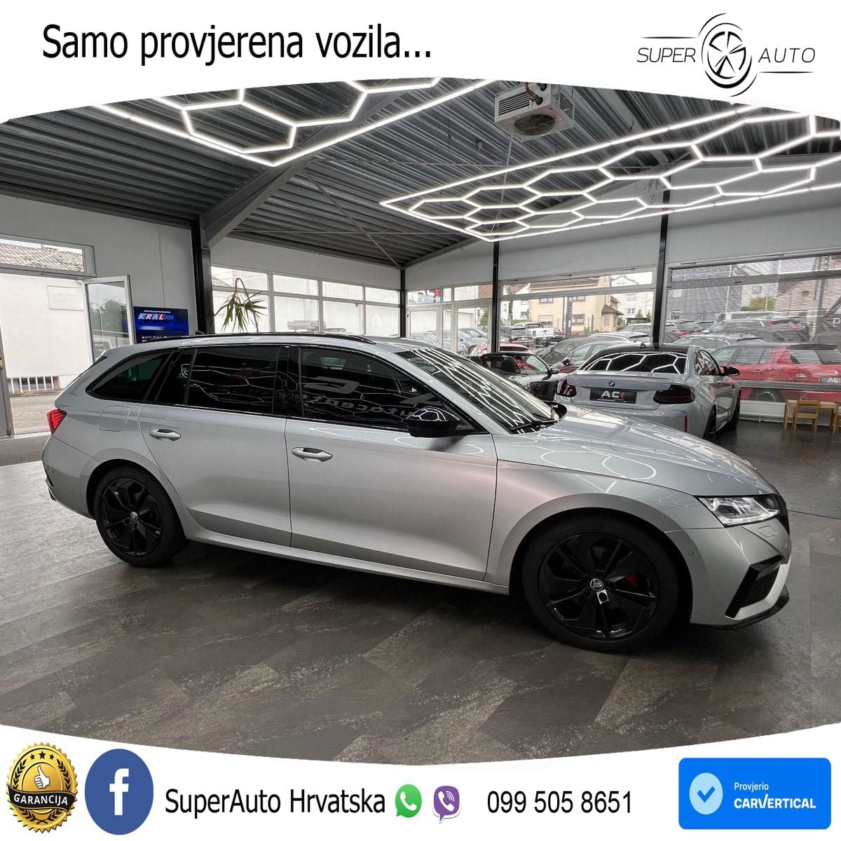 Škoda Octavia Combi RS 2.0 TDI (200 KS) DSG LED+GR SJED+ACC