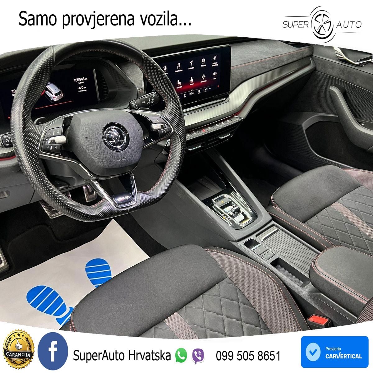 Škoda Octavia Combi RS 2.0 TDI (200 KS) DSG LED+GR SJED+ACC