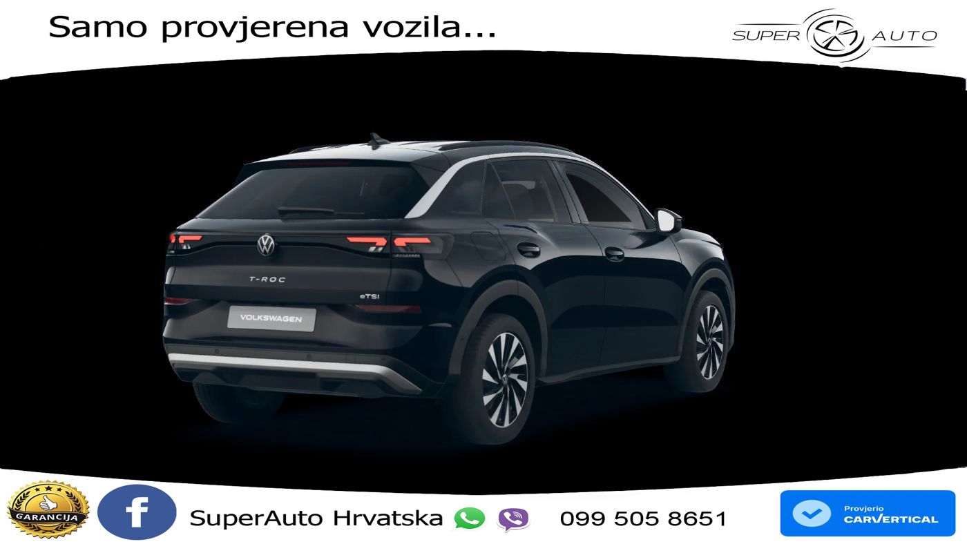 Volkswagen T-Roc 1.5 eTSI (116 KS)  DSG LED+GR SJED+ACC