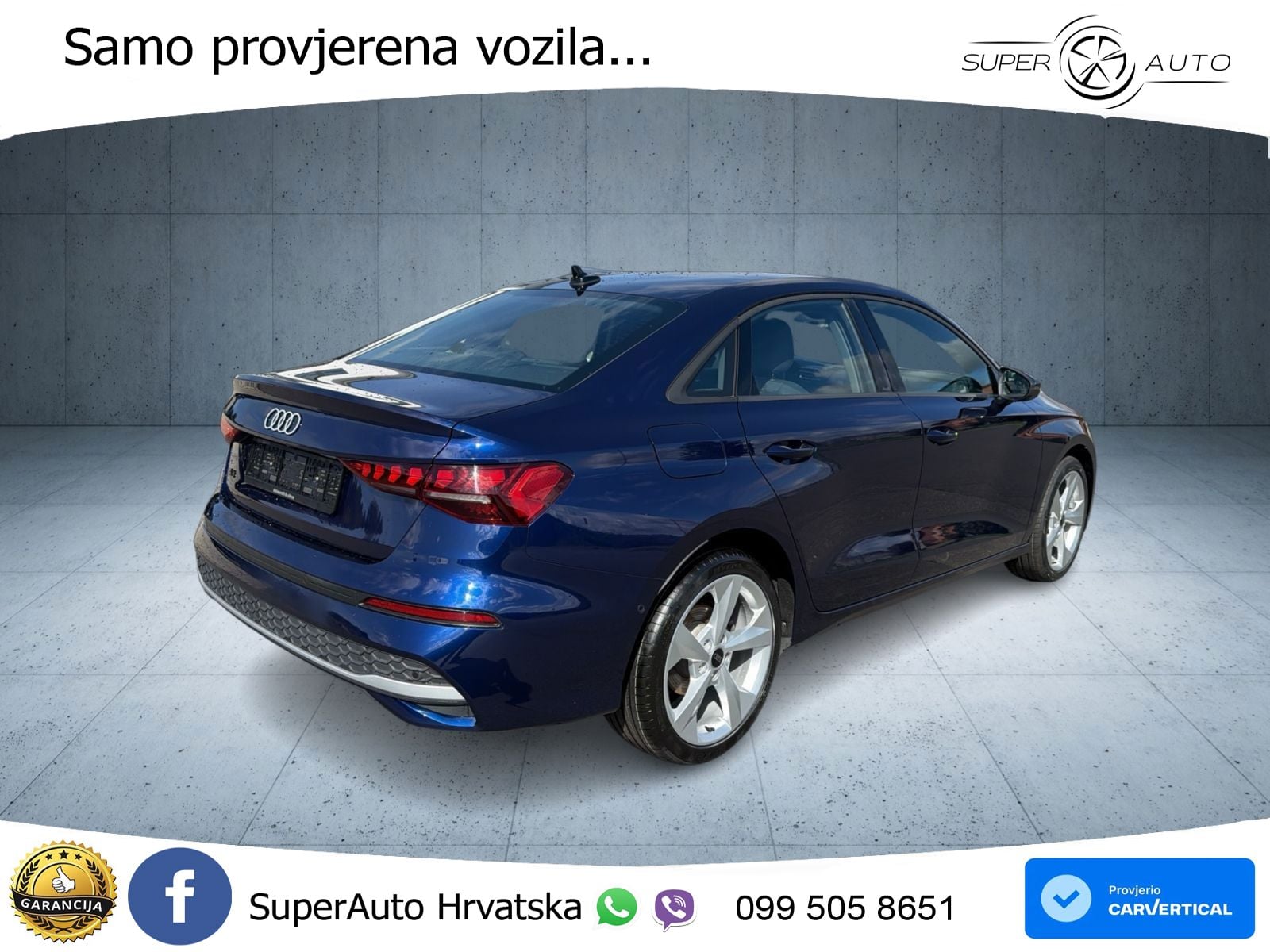 Audi A3 Limuzina 35 TFSI (150 KS) S tronic advanced LED+GR SJED+ACC