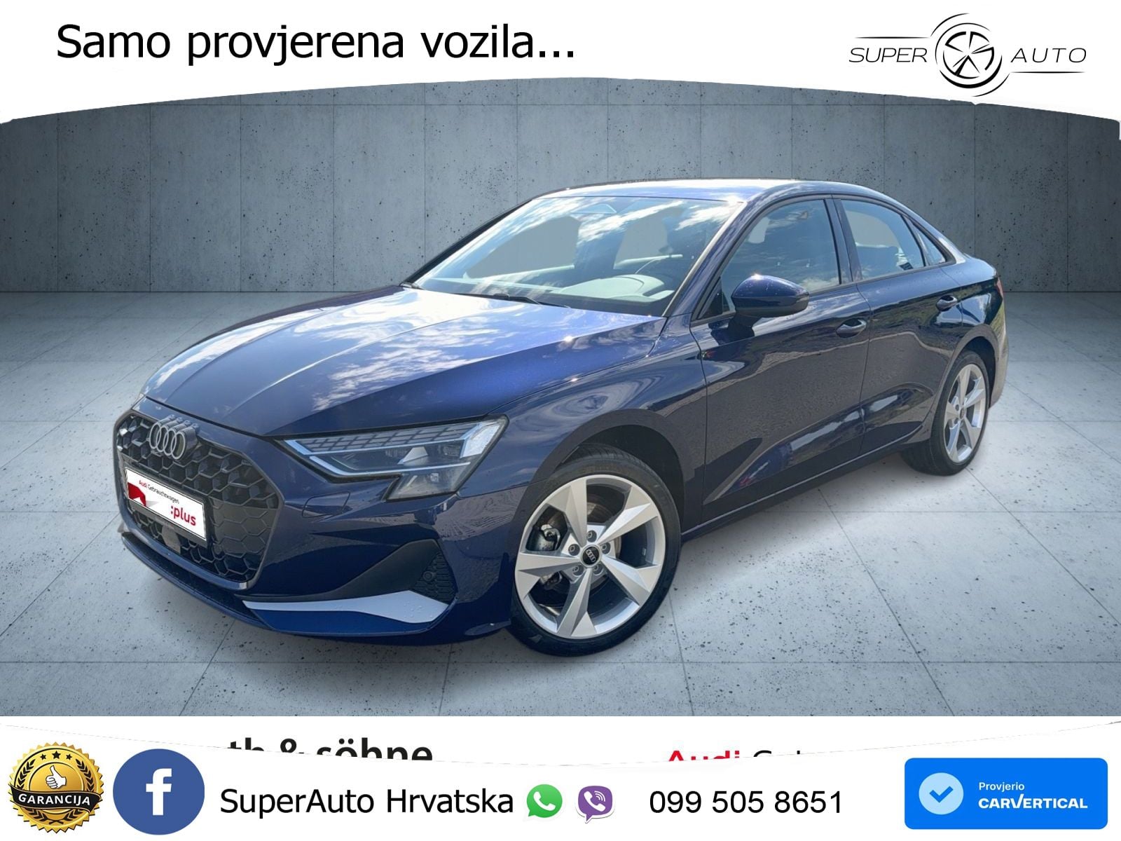 Audi A3 Limuzina 35 TFSI (150 KS) S tronic advanced LED+GR SJED+ACC
