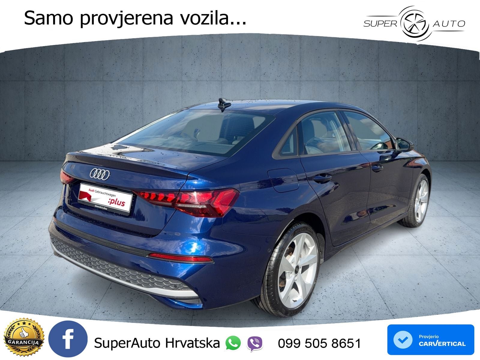 Audi A3 Limuzina 35 TFSI (150 KS) S tronic advanced LED+GR SJED+ACC