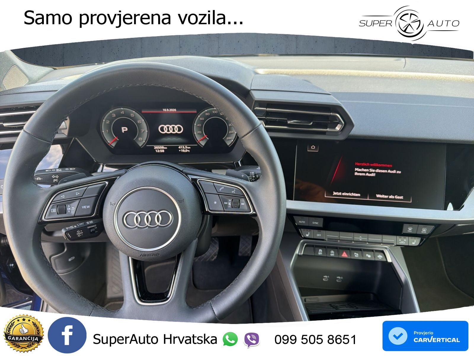 Audi A3 Limuzina 35 TFSI (150 KS) S tronic advanced LED+GR SJED+ACC