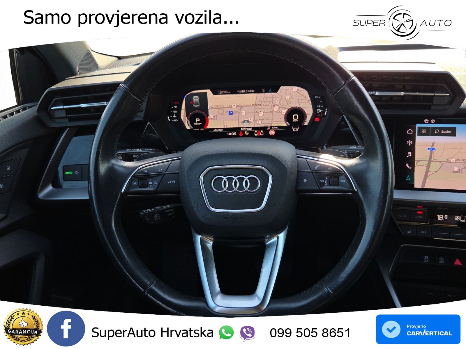Audi A3 Limuzina 35 TDI (150 KS) S tronic LED+GR SJED+ACC