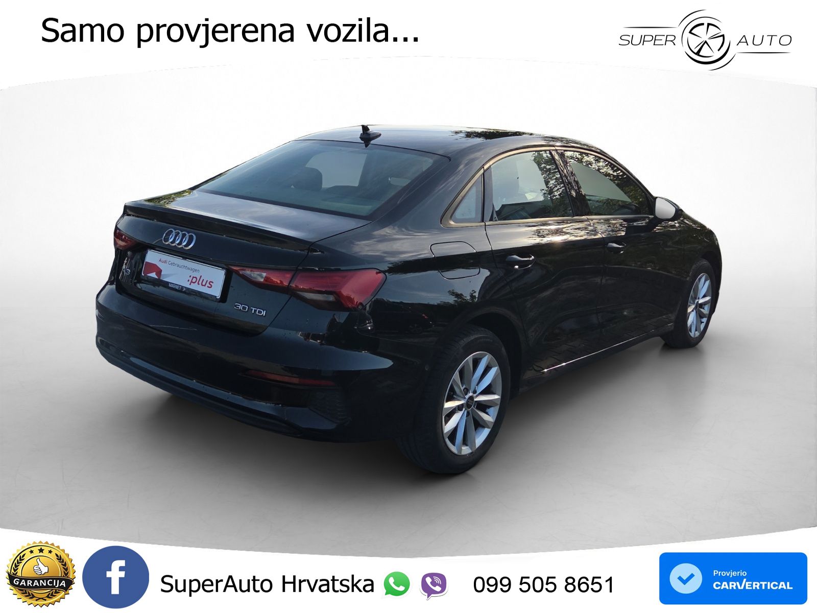 Audi A3 Limuzina 35 TDI (150 KS) S tronic LED+GR SJED+ACC