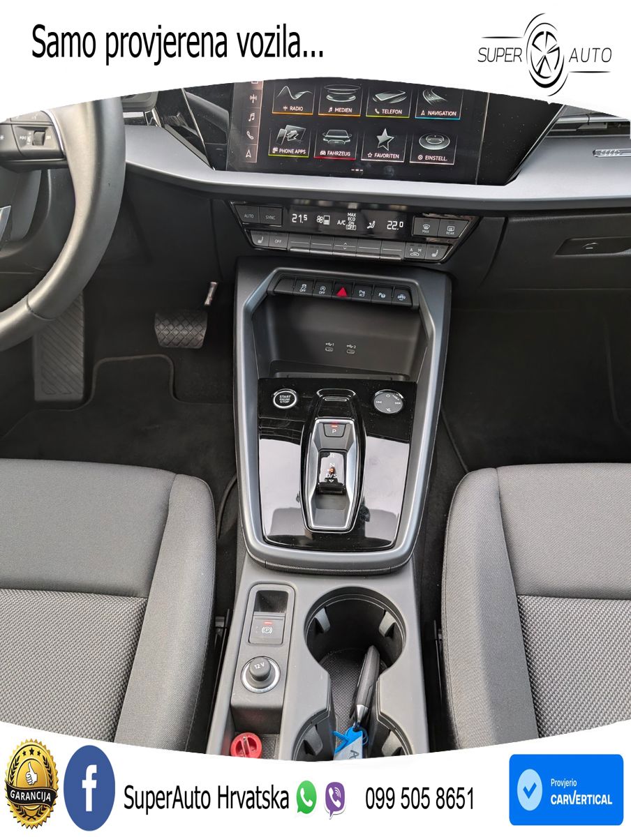 Audi A3 Limuzina 35 TFSI (150 KS) S tronic S line LED+GR SJED+ACC