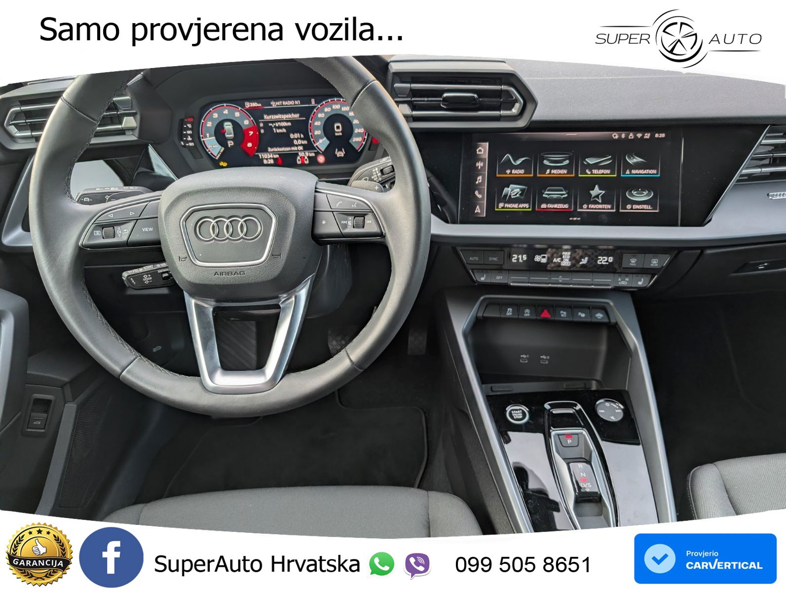 Audi A3 Limuzina 35 TFSI (150 KS) S tronic S line LED+GR SJED+ACC