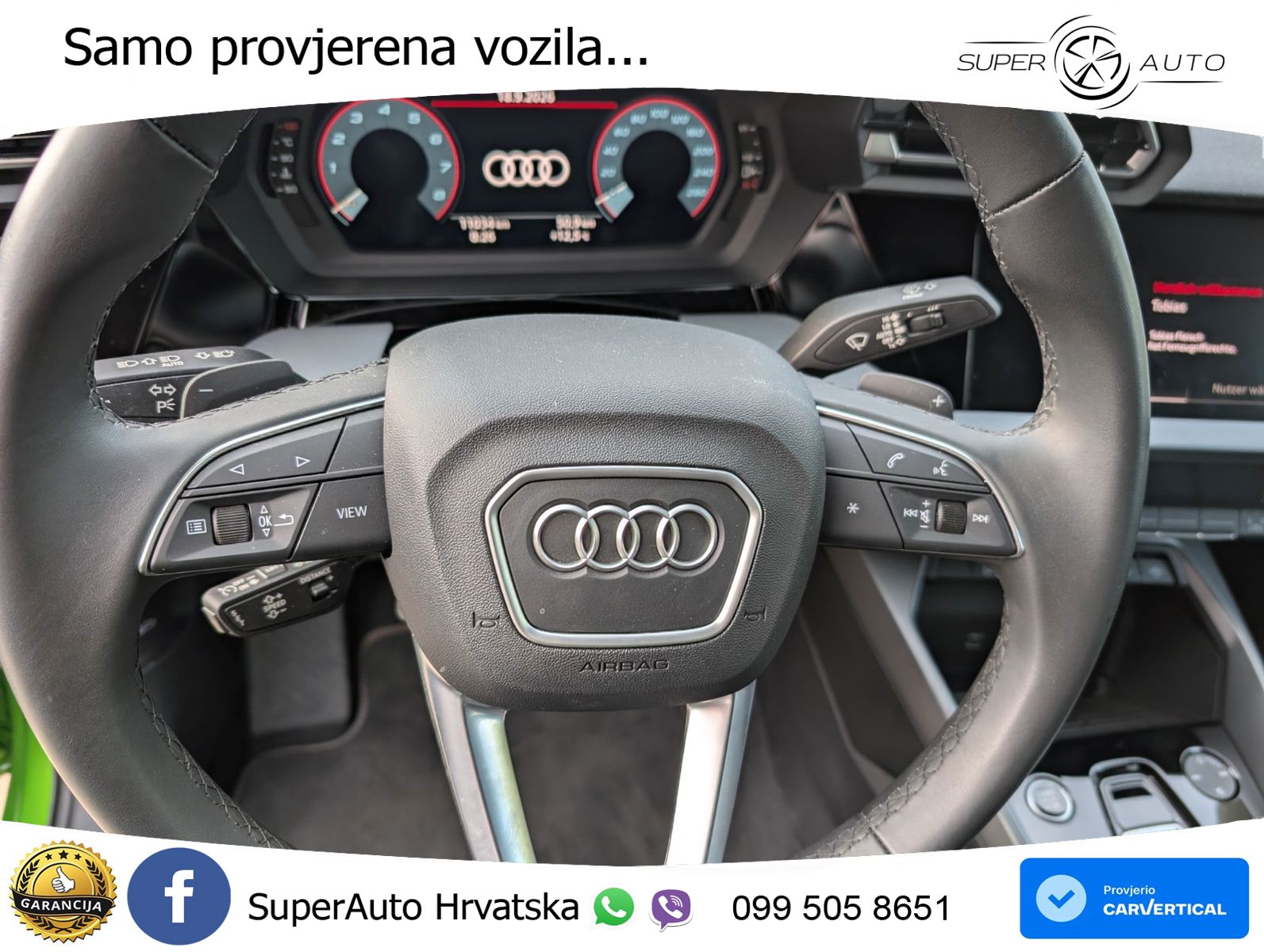 Audi A3 Limuzina 35 TFSI (150 KS) S tronic S line LED+GR SJED+ACC