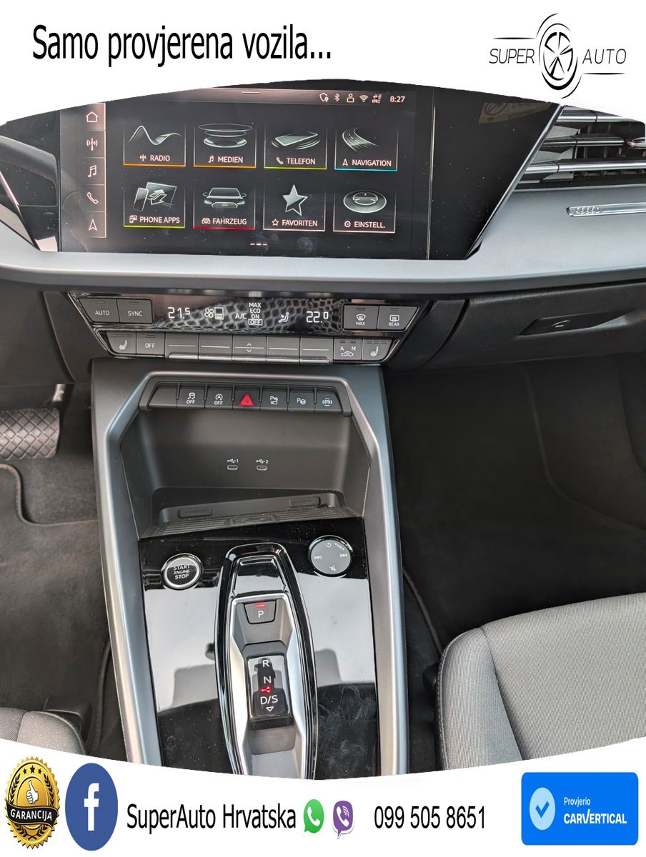 Audi A3 Limuzina 35 TFSI (150 KS) S tronic S line LED+GR SJED+ACC