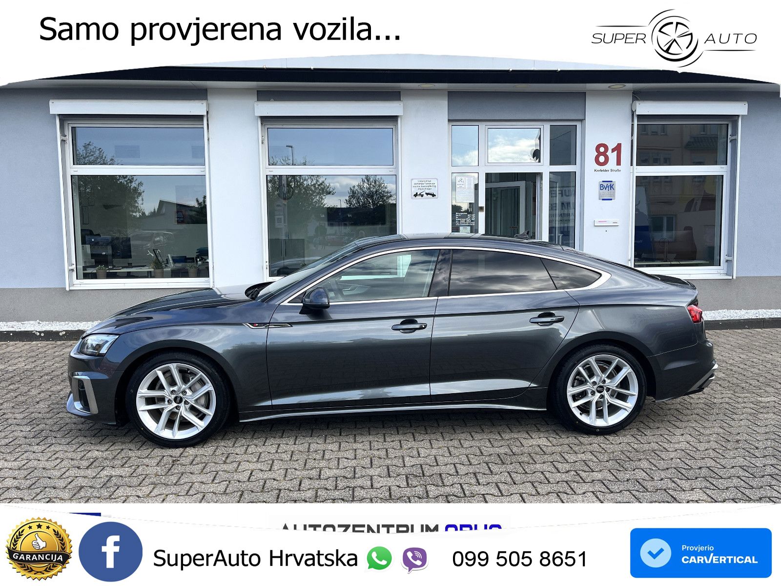 Audi A5 Sportback  40 TFSI (204 KS) quattro S tronic S line LED+GR SJED+ACC
