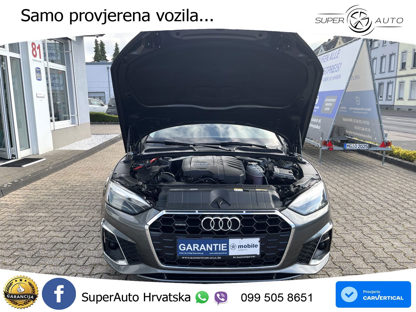 Audi A5 Sportback  40 TFSI (204 KS) quattro S tronic S line LED+GR SJED+ACC